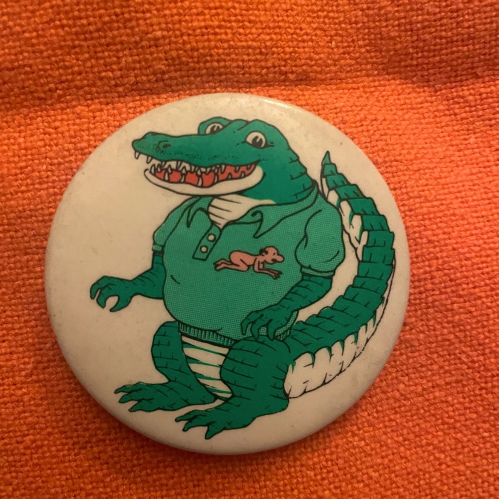Vintage 1981 IZOD Lacoste Pin RARE FIND